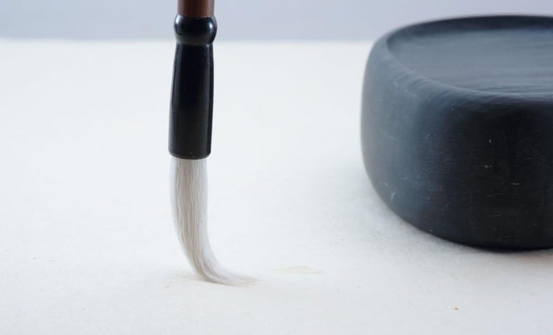 Easyou Hu Brush Chinese Brush for Beginner Students Calligraphy and Drawing Pure Goat Hair 0.75 * 3.5cm(0.3"*1.38") jzcf S - Image 3
