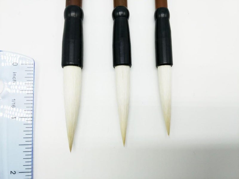 Easyou Hu Brush Chinese Brush for Beginner Students Calligraphy and Drawing Pure Goat Hair 0.75 * 3.5cm(0.3"*1.38") jzcf S - Image 4