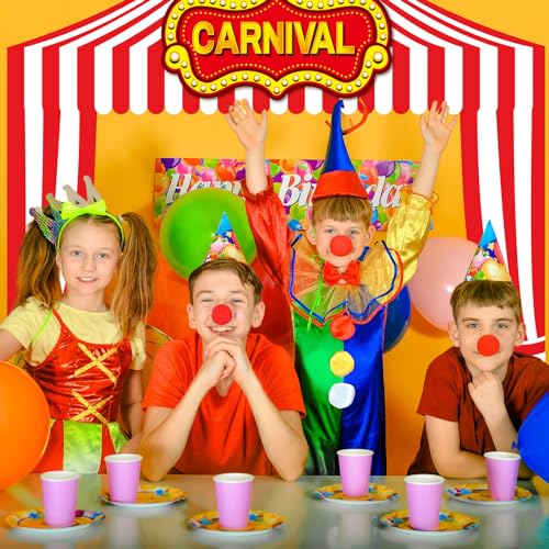 Ziliny 3 Pcs Carnival Party Decorations Circus Tent Awning Halloween Red White Banner Concession Stand(Carnival Style) - Image 5