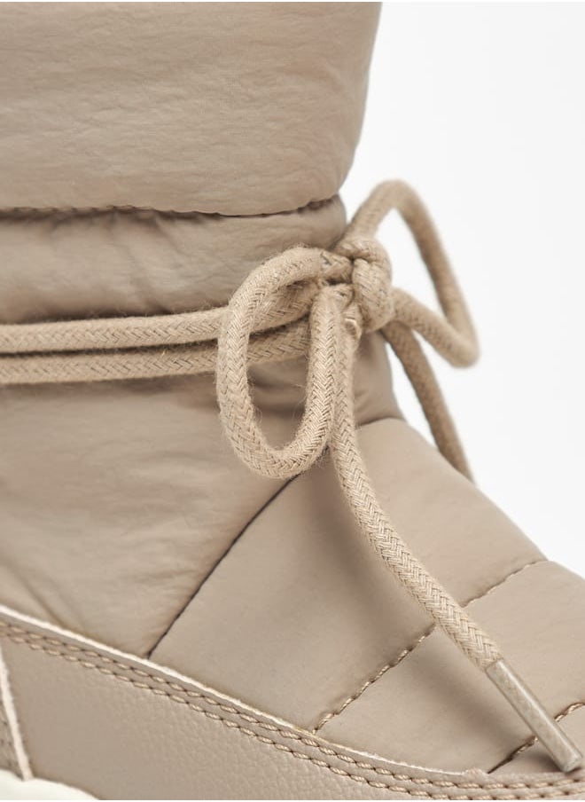 Barefeet Stitch Detail Boots with Drawstring Closure  - Image 5