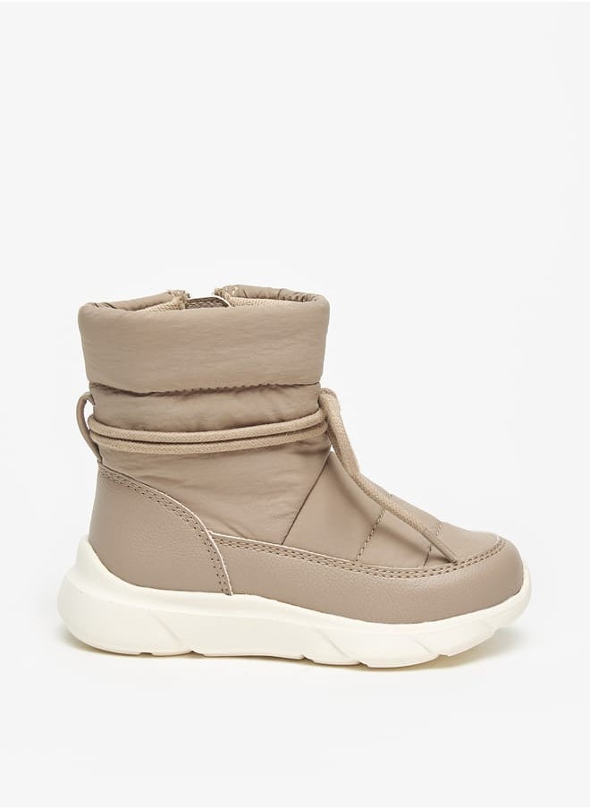 Barefeet Stitch Detail Boots with Drawstring Closure  - Image 3