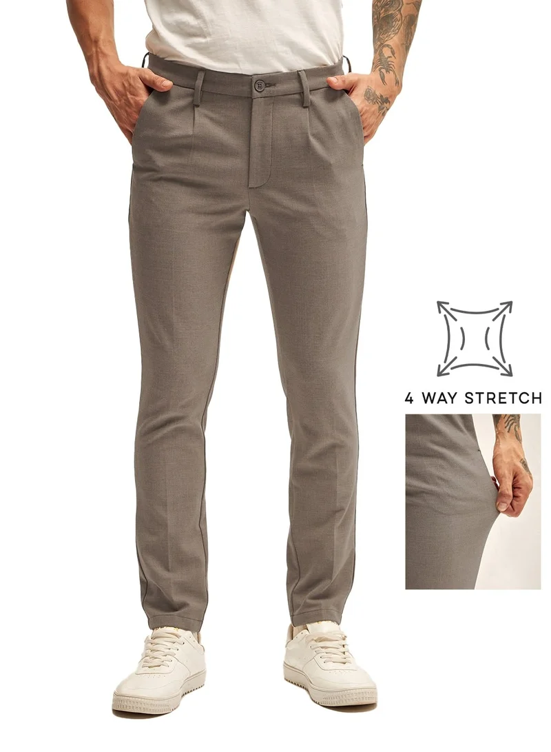 THE BEAR HOUSE Men's Classic Formal Trousers Stylish and Comfortable Dress Pants for Office Meetings, Business Travel, Professional Events, Corporate Settings, and Everyday Formal Wear