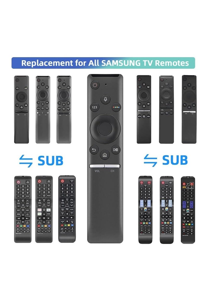 Universal Voice Remote Control for Samsung Smart TV LED QLED LCD 4K 8K UHD HDTV 3D Crystal Frame Curved Smart TV