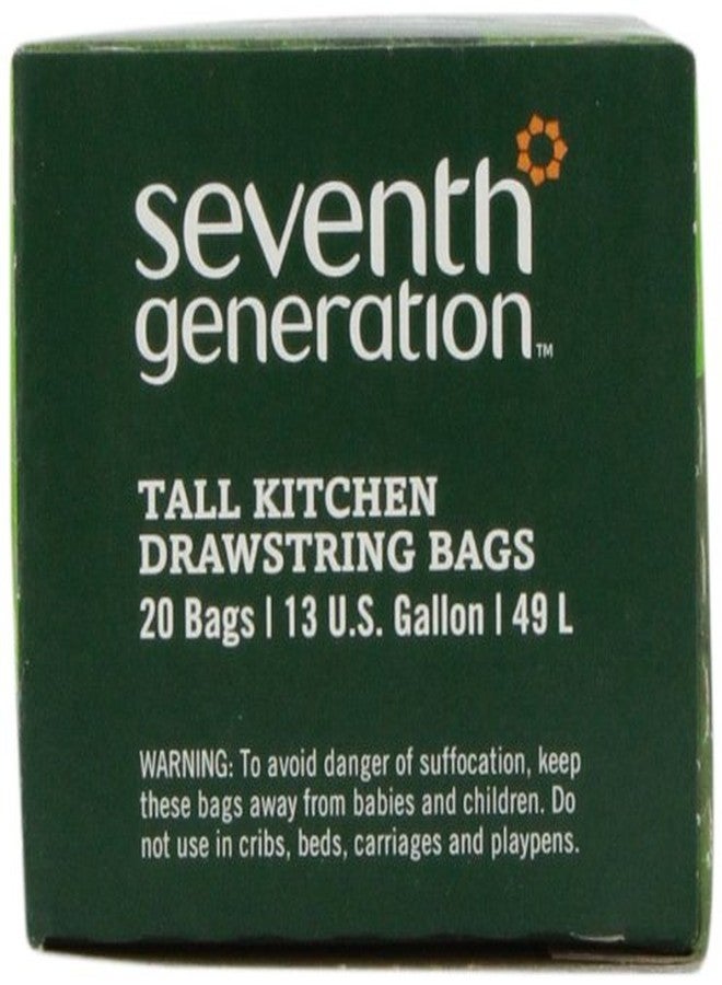 Seventh Generation Drawstring Kitchen Trash Bags 13 gal, 20 Bags - Image 2