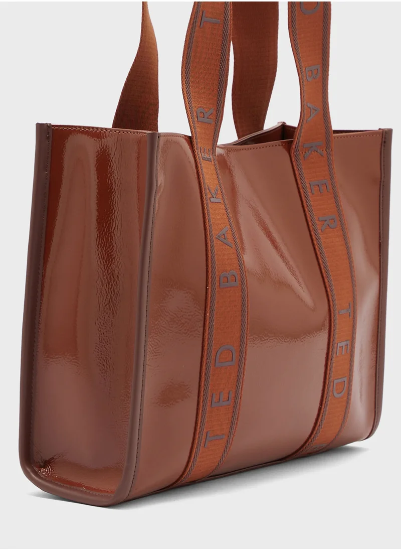 Ted Baker Georjaa Logo Detailed Tote