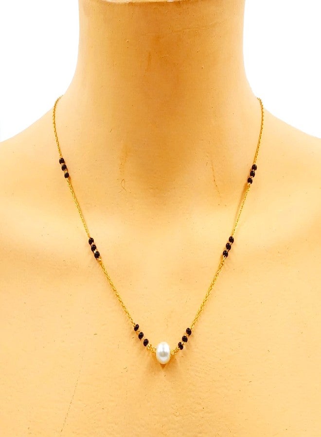 JHB Gold Plated Short Mangalsutra For Women (STYLE01) - Image 2