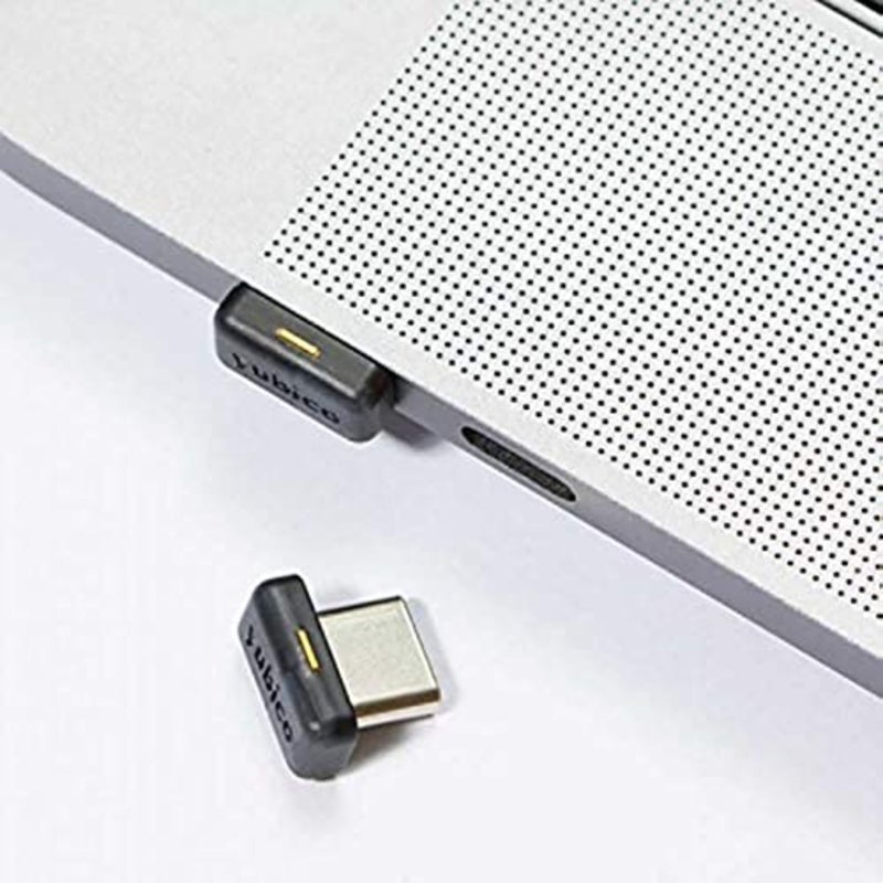 5C Nano - عامل المصادقة الثاني لتسجيل الدخول الآمن، هيكل من سبائك التيتانيوم، لمسة نهائية سوداء غير لامعة، تصميم مضغوط للغاية ومقاوم للماء - Image 5