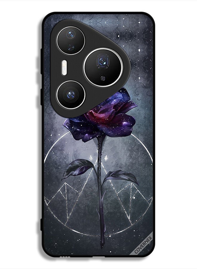 Covernex Huawei Pura 80 Pro Protective Case Cover Dark Flower Wallpaper - Image 1