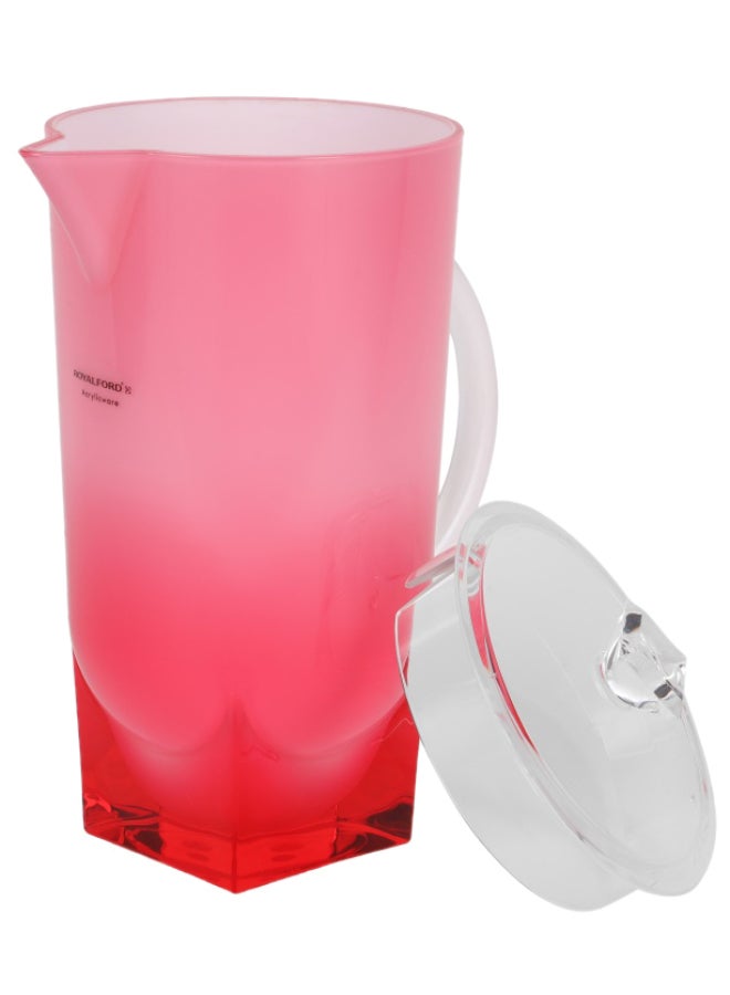 Royalford Acrylic Jug With Lid Yellow/Clear 162X302X158 Millimeter Assorted Colour 2.2Liters - Image 2