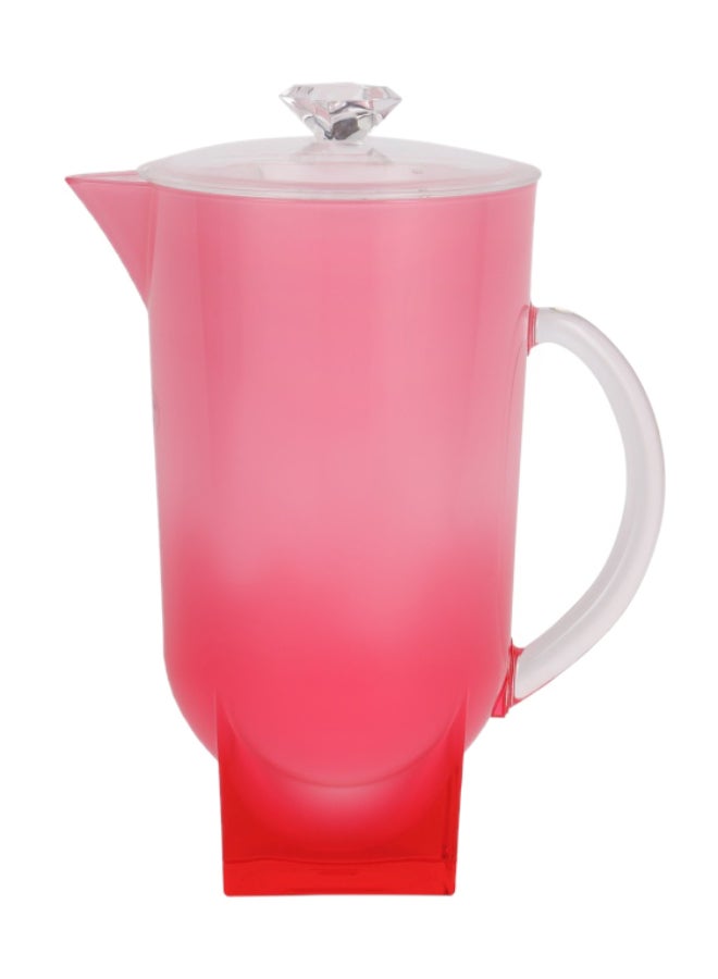 Royalford Acrylic Jug With Lid Yellow/Clear 162X302X158 Millimeter Assorted Colour 2.2Liters - Image 1