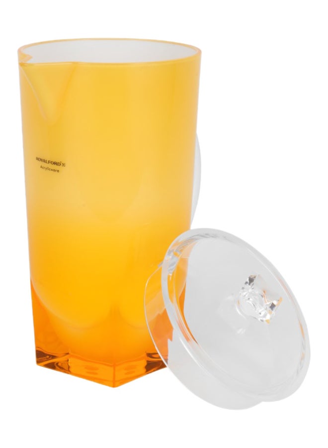 Royalford Acrylic Jug With Lid Yellow/Clear 162X302X158 Millimeter Assorted Colour 2.2Liters - Image 4