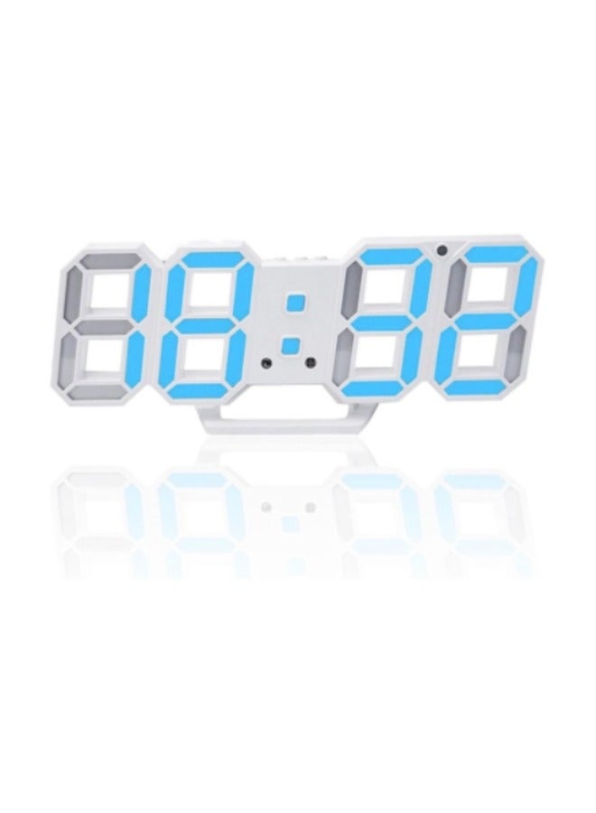 أنمي ساعة المنبه الرقمية، رقم مؤشر الحائط ساعة الوقت مع 3 مستويات سطوع ضبط تلقائي، عرض درجة الحرارة - Image 1