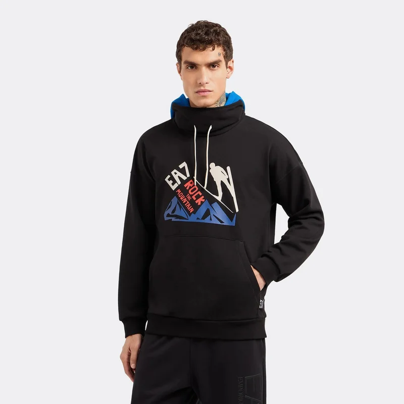 EA7 Emporio Armani Men's Train Graphic Series Hoodie