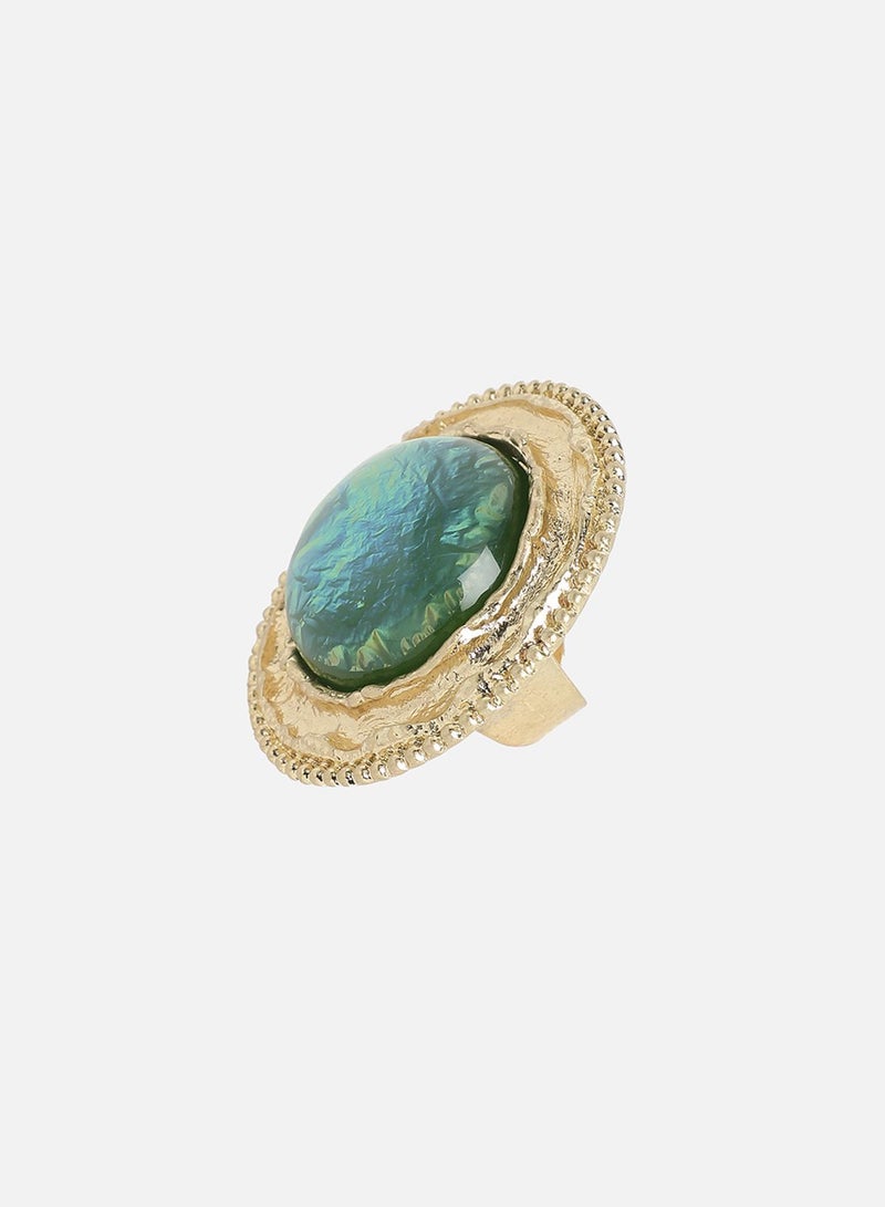 SOHI Riverie Opulence Statement Artificial Ring Jewellery - Image 2
