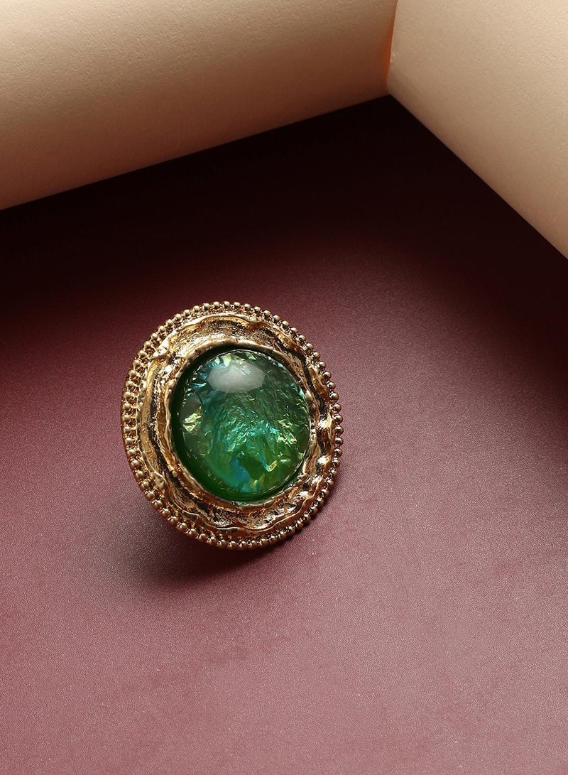 SOHI Riverie Opulence Statement Artificial Ring Jewellery - Image 3