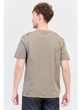 RBX Men Sportswear Fit Short Sleeve Outdoor T-Shirt, Light Olive  - Image 3