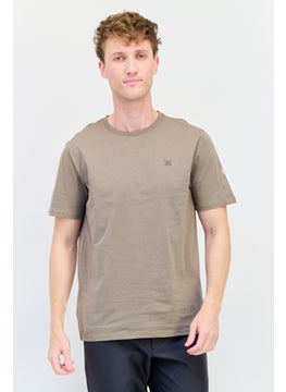RBX Men Sportswear Fit Short Sleeve Outdoor T-Shirt, Light Olive  - Image 1