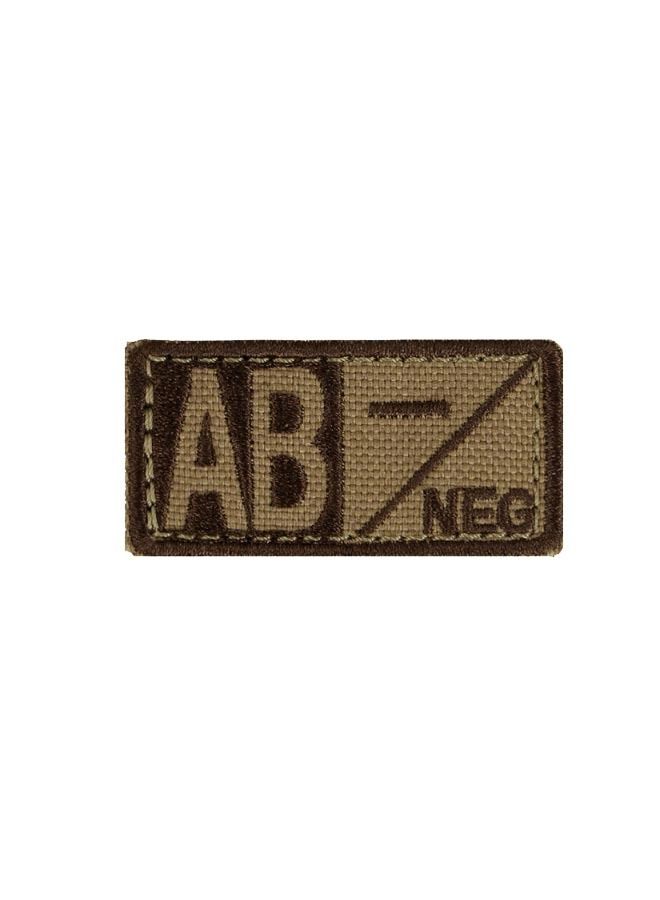 BLOOD TYPE PATCH COYOTE -AB