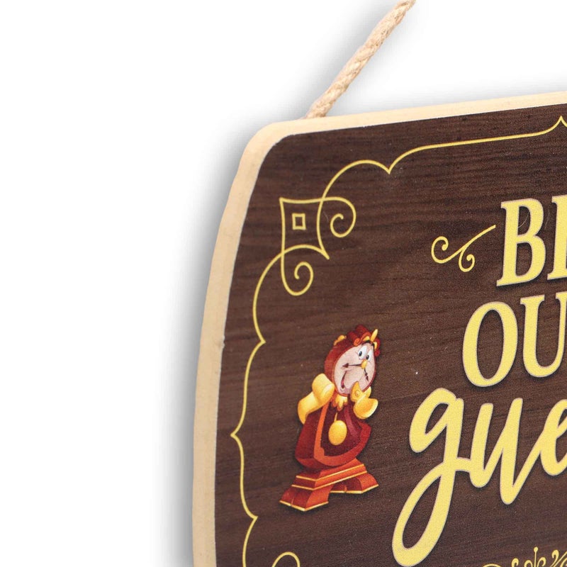 أوبن رود براندز Disney Beauty and the Beast Be Be Guest Wood Wood Decor  - Image 4