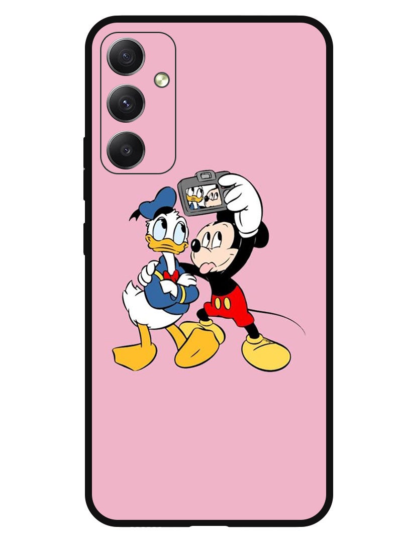 Theodor Protective Case Anti Scratch Shock Proof Bumper Cover For Samsung Galaxy A05s Mickey Donald selfie - Image 1