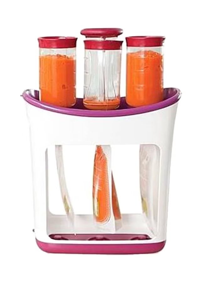 Feeding Line Squeeze Station Container, Food Pouch for Newborn Baby Store Homemade Fruit and Vegetable Puree, Soup, Smoothies, Porridge Include Feeding Spoon (Purple) - pzsku/ZA4B55C7B2C30F4D09AC5Z/45/_/1697629460/eddab960-66e5-4ca6-9daf-a2a3447cc4bb