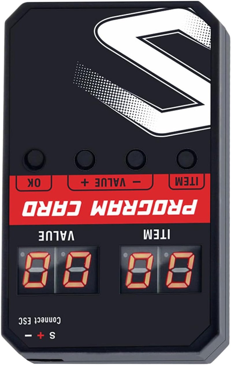 LED Programming Card for S60A and RC ESCs, Digital Multifunction ESC Programmer, Motor Overheat Protection Programmer with Advanced Features, Ideal for Remote Control Boats & Cars - Image 4