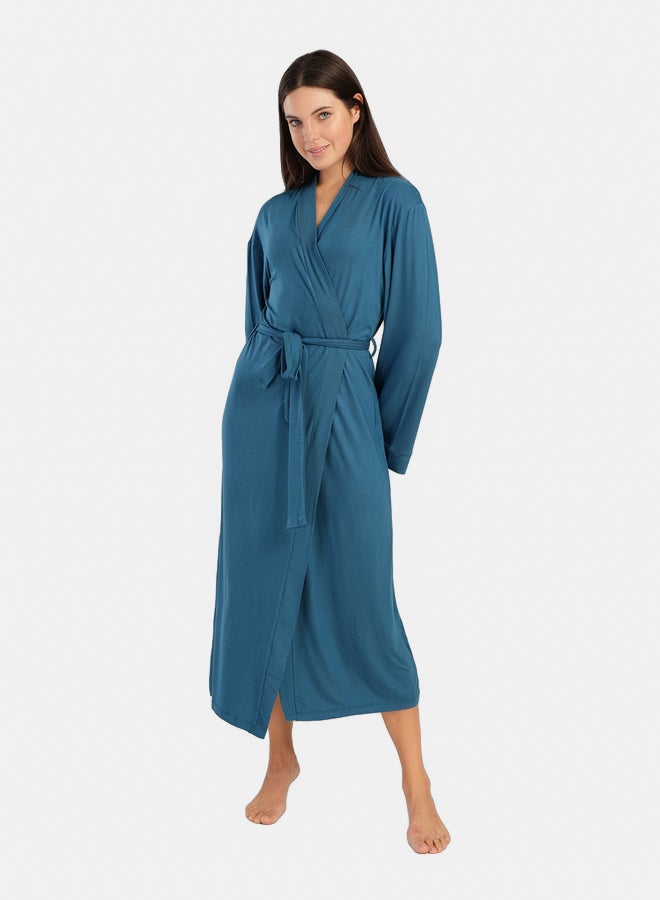 Carina Long Sleeves Plain Robe - Image 4