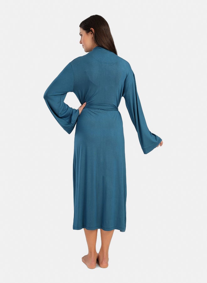 Carina Long Sleeves Plain Robe - Image 2