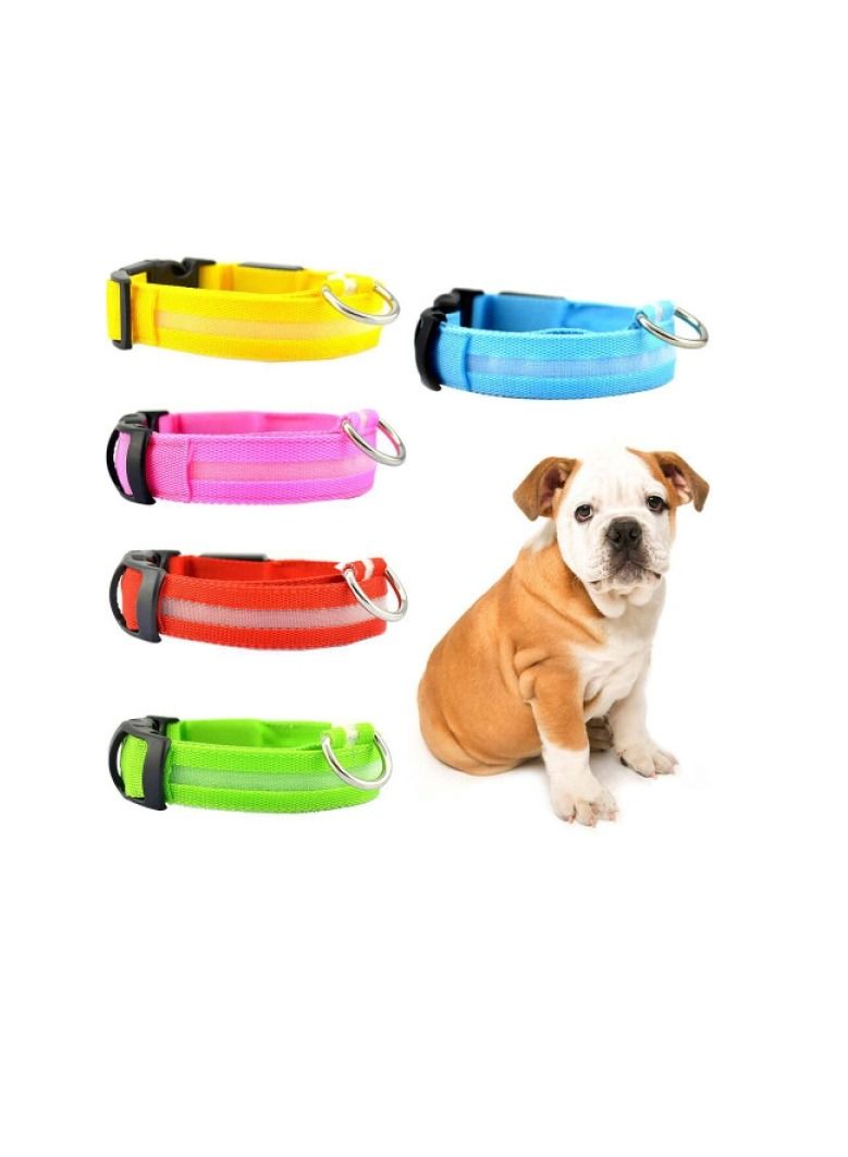 Dog Collar Belt Electronic LED, Rechargeable Luminous - USB  - Image 2