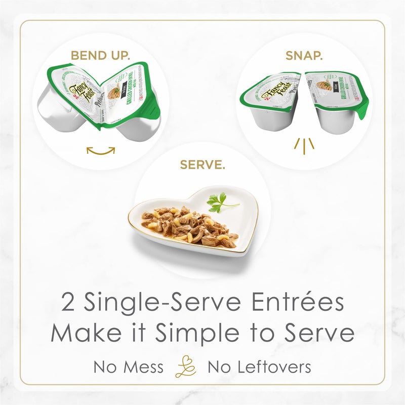 Fancy Feast Purina Fancy Feast Gourmet Wet Cat Food Variety Pack, Petites Gravy Collection, break-apart tubs, 24 servings - (Pack of 12) 2.8 oz. Tubs - Image 4