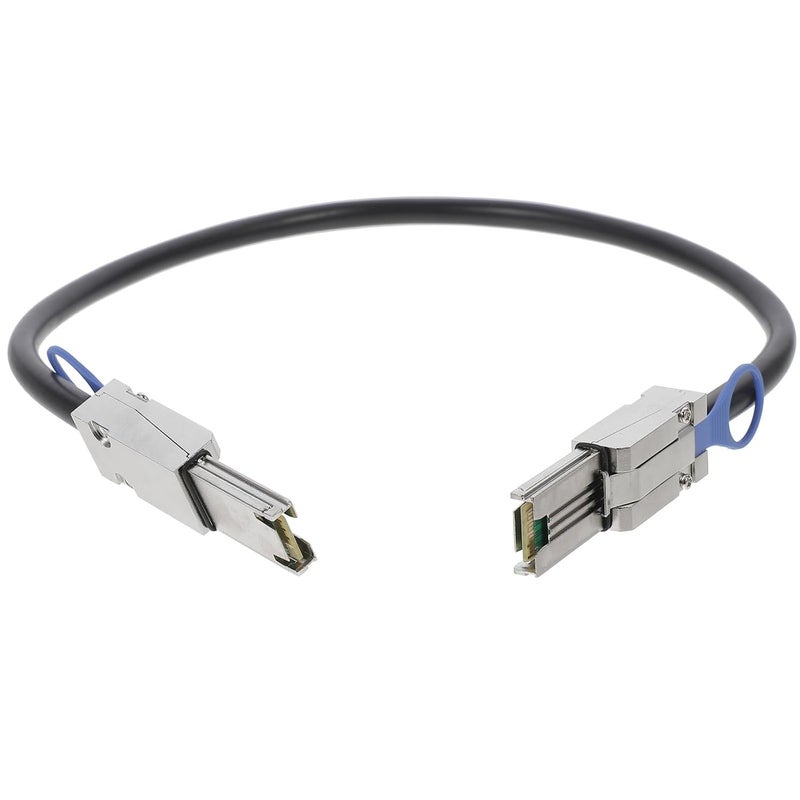 كابل نقل بيانات عالي السرعة من Mini SAS SFF-8088 إلى SFF-8088 بطول 0.5 متر، ذو 26 سنًا داخليًا، لأنظمة تخزين الخوادم ووحدات تحكم مصفوفات الأقراص - Image 1