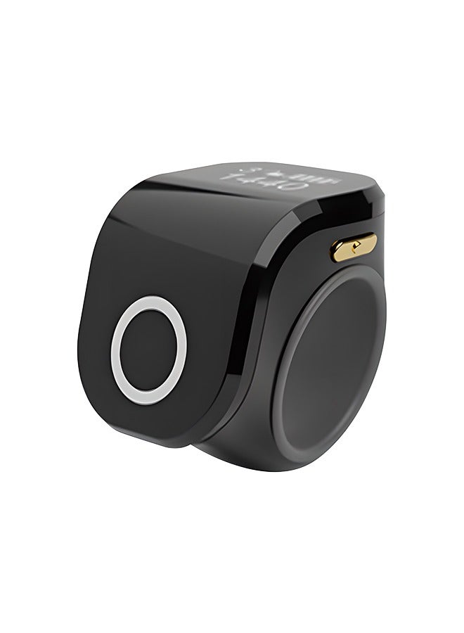 Tasbeeh Ring Wearable Zikr Counter Vibration Waterproof OLED Screen, Suitable for Meditation, Relaxation, Prayer  - Image 1