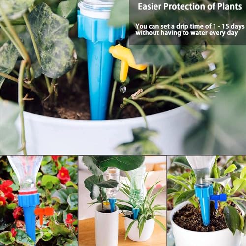 Radiant Drip Irrigation kit for Home Garden plants, Self-Watering Spikes Plants, Automatic Water Devices For Plant with Slow Release Control Tap Drip Irrigation (Pack of 12) - Image 5
