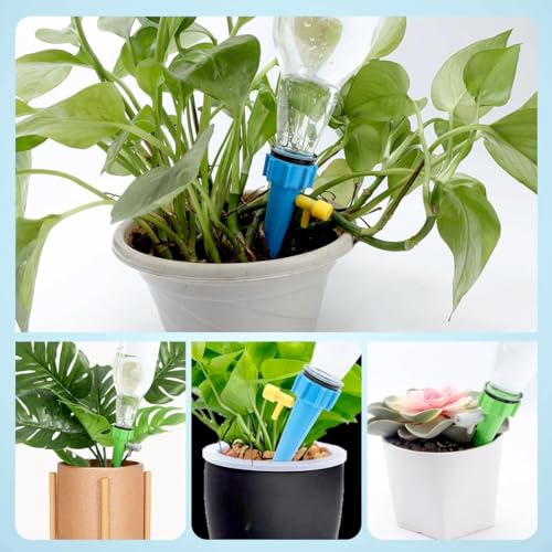 Radiant Drip Irrigation kit for Home Garden plants, Self-Watering Spikes Plants, Automatic Water Devices For Plant with Slow Release Control Tap Drip Irrigation (Pack of 12) - Image 3