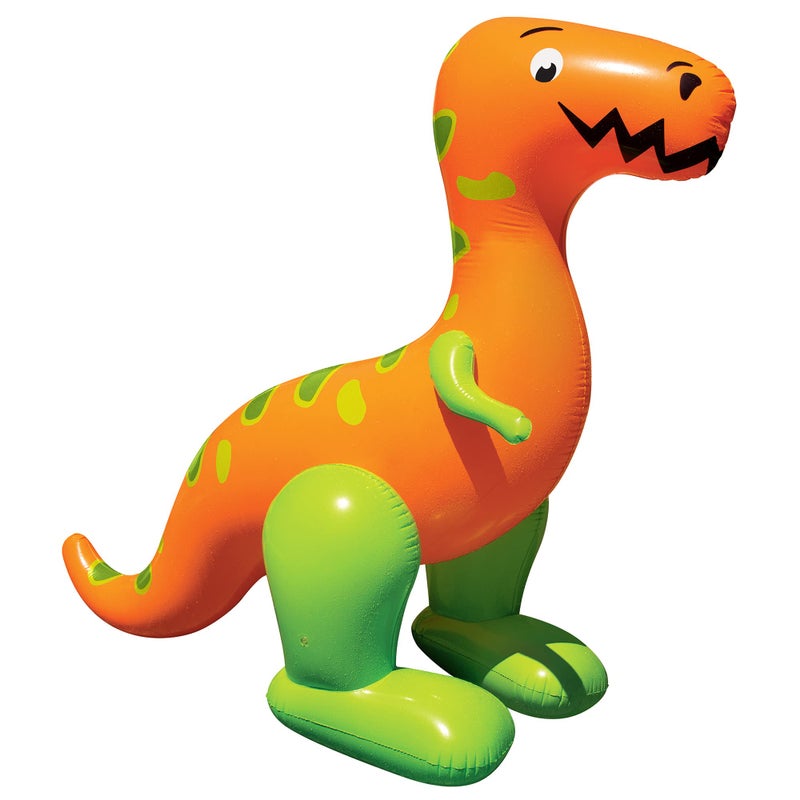 BANZAI TRex Terror Mondo Sprinkler Length 96 in Width 80 in Inflatable Outdoor Backyard Water Splash Toy - Image 2