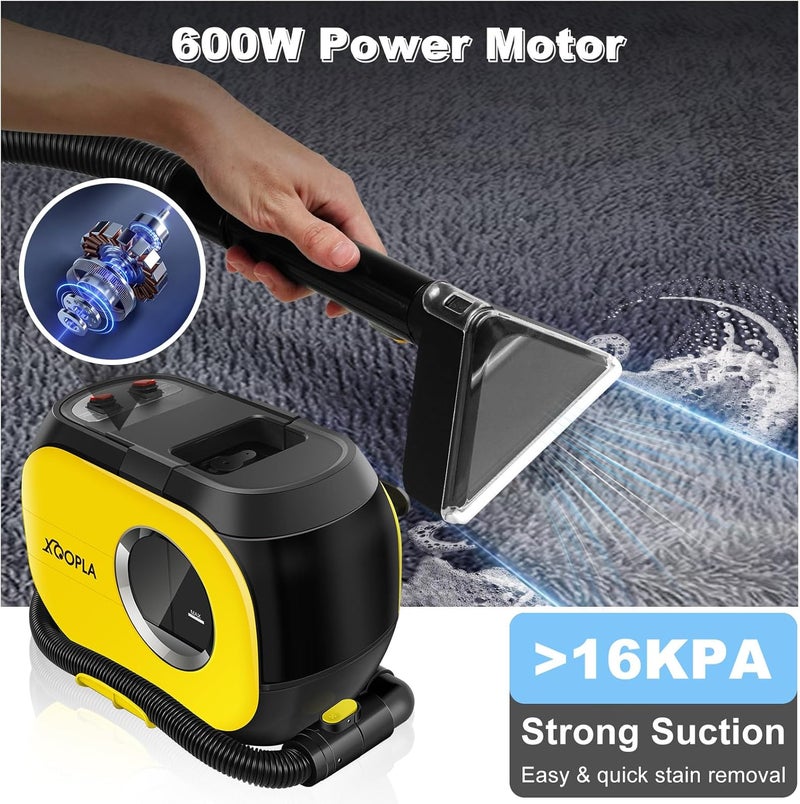 Portable Carpet Spot and Upholstery Cleaner, Lightweight Handheld Deep Cleaner Machine for Pet Stains, Sofa, Rug, Mattress, Car Seat and Curtain - Image 4