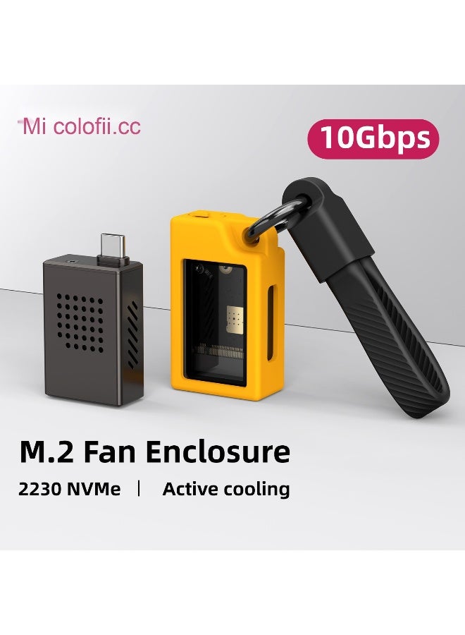2230 M.2 NVMe External SSD Enclosure - Efficient Cooling, Portable Storage Solution - Image 2