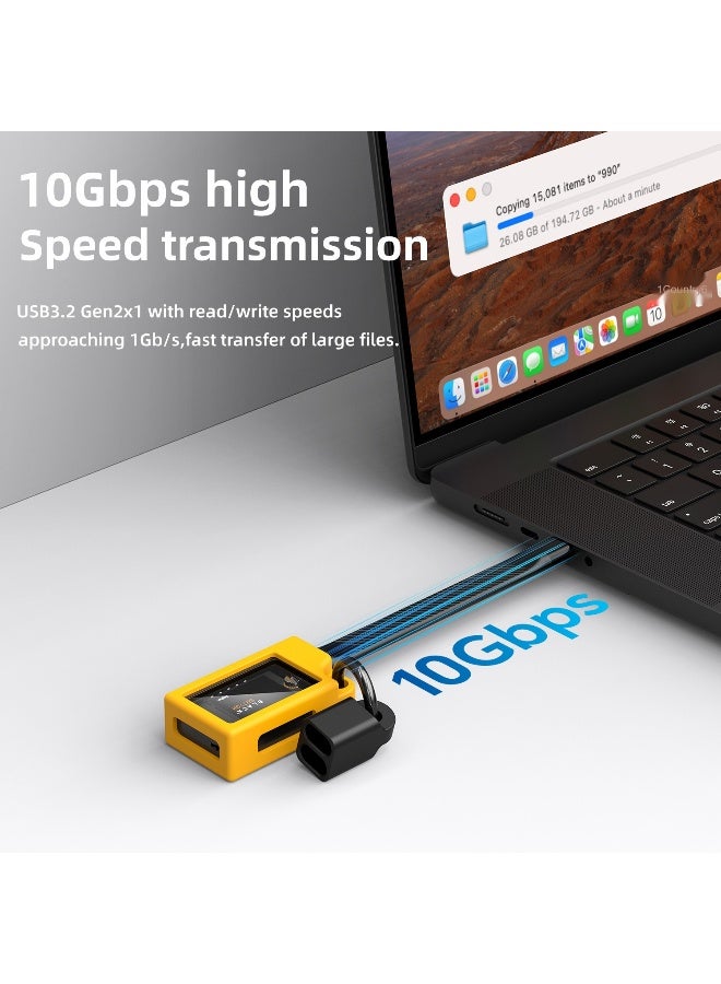 2230 M.2 NVMe External SSD Enclosure - Efficient Cooling, Portable Storage Solution - Image 3