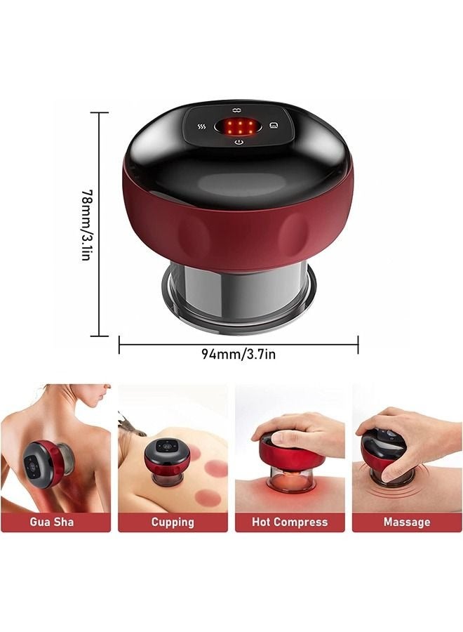 Generic Intelligent Wireless Electric Cupping Machine With Rechargeable Massage Function  - Image 2