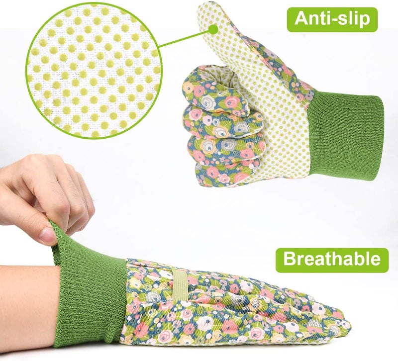 Ainiv Gardening Gloves for Women/Ladies, Non-Slip Grip Garden Work Gloves, Comfortable Thorn Proof Garden Gloves - Image 3