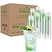 ECOLipak 1000 Count 9 OZ Clear Compostable Plastic Cups Disposable PlantBased Biodegradable Drinking Party Cups PLA Plastic Cold Tumblers for Restaurant Office Canteen Large Gathering - Image 1