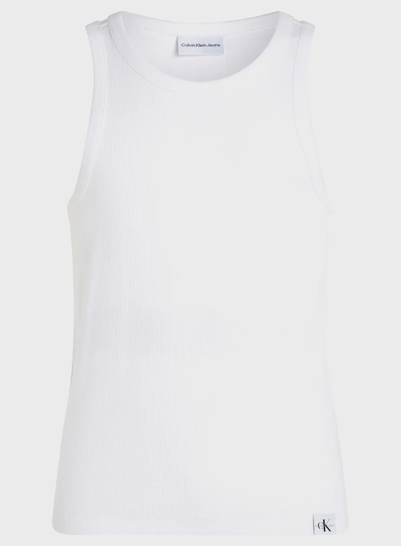Calvin Klein Jeans Logo Crew Neck Vest