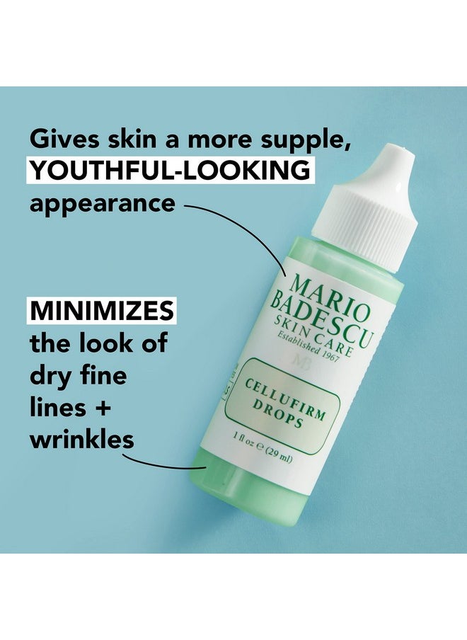 MARIO BADESCU - Mario Badescu Cellufirm Drops for Combination, Dry and Sensitive Skin, Anti-aging Serum with Collagen & Elastin, Softens the Look of Fine Lines & Wrinkles, 1 Fl Oz - Image 1