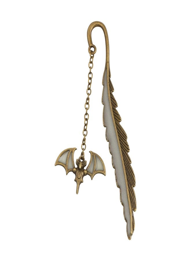 Gzrlyf Bat Bookmark Luminous Bookmarks Bat Gifts for Book Lover Bookworm Gifts Bat Lover Gifts (Luminous Bookmark 2) - Image 1