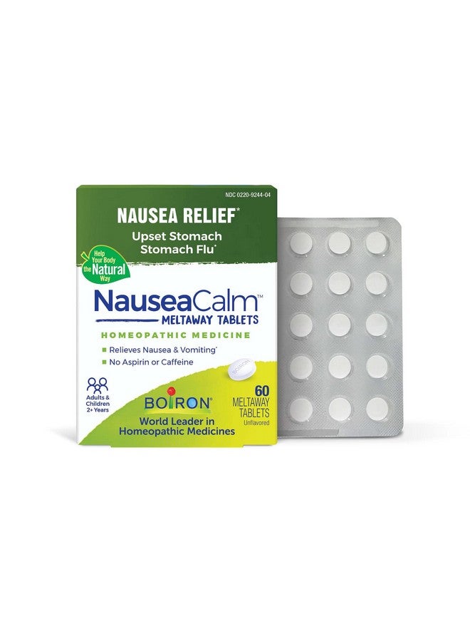Boiron Nauseacalm Relief For Upset Stomach Nausea And Vomiting Due To Stomach Flu Overindulgence Or Motion Sickness Nondrowsy 60 Count - Image 2