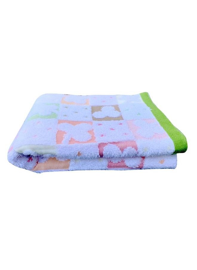The Little Lookers Towel Bath Towel Qick Dry Towels 100% Cotton 500Gsm Printed Towel Washcloth For New Born Baby Infants Toddlers (Green Pack Of 1 (48X95Cm))  - Image 5