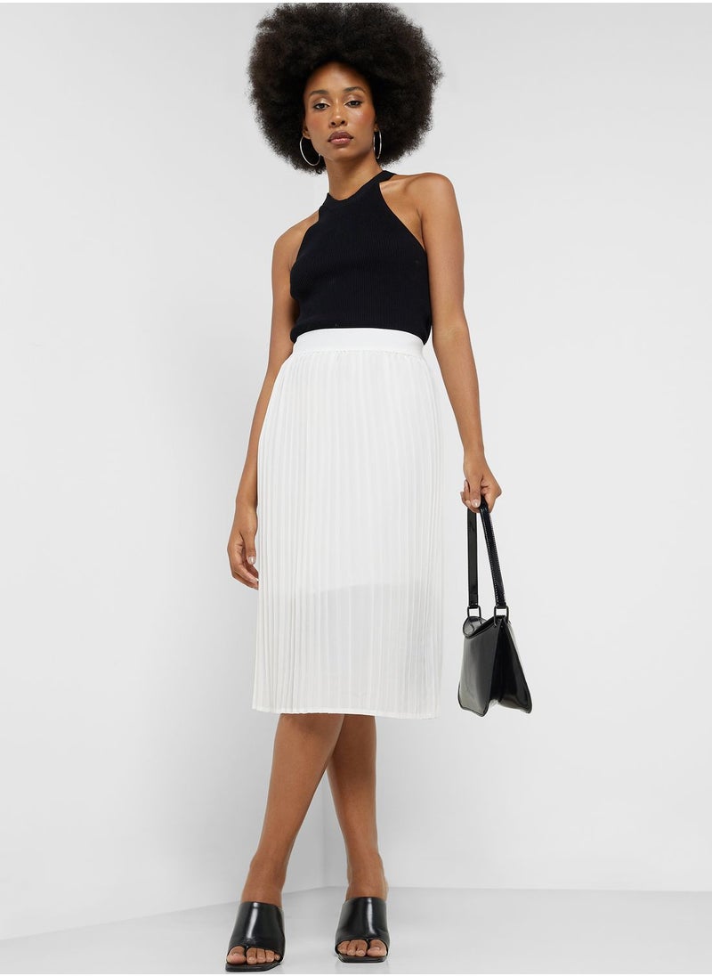 ELLA - A Line Printed Skirt - Image 1