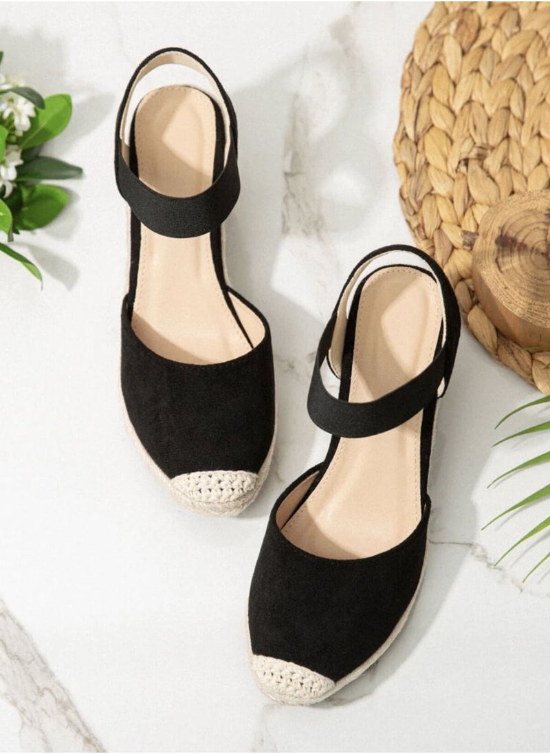 Generic - Cap Toe  Espadrille Wedges - Image 1