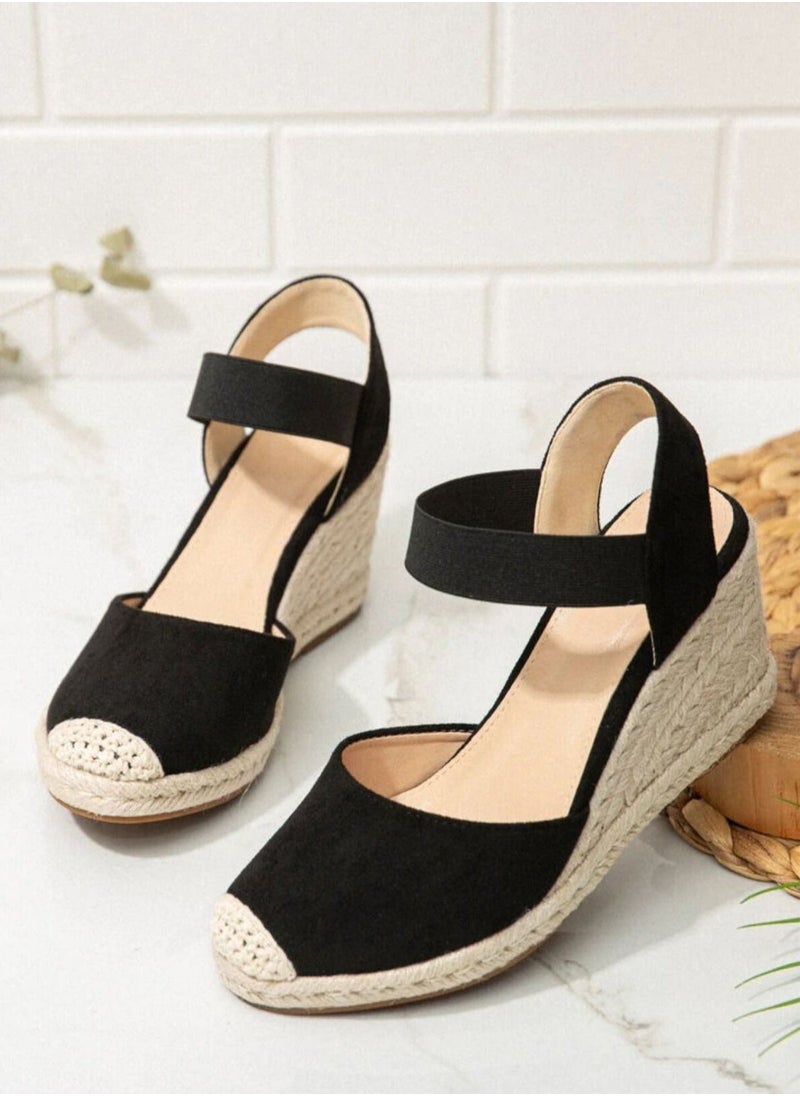 Generic - Cap Toe  Espadrille Wedges - Image 1