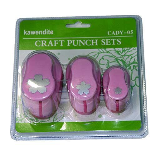 CADY Crafts Punch Set 8mm 15mm 25mm Paper Punches 3pcs/Set (Flowers) - Image 4